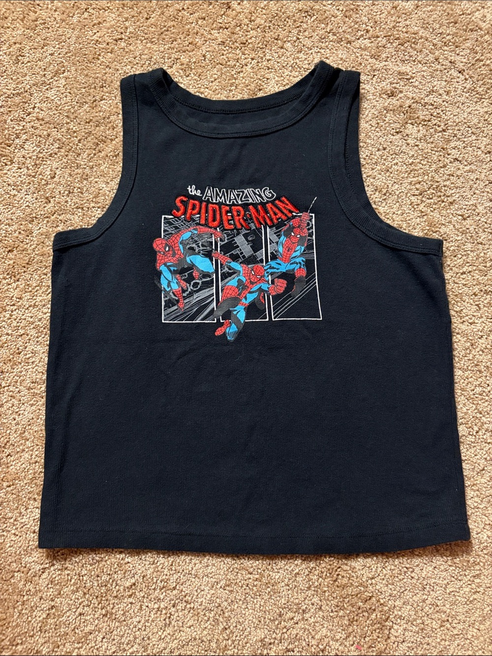 Women’s The Amazing Spider-Man Cropped Tank Top